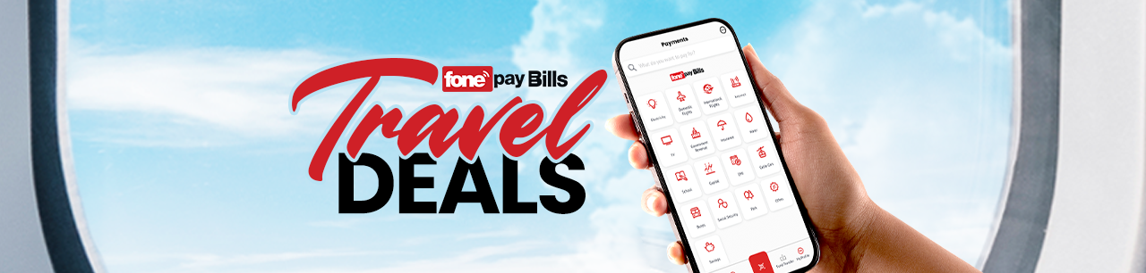 Travel Deals with Fonepay Bills - Banner Image